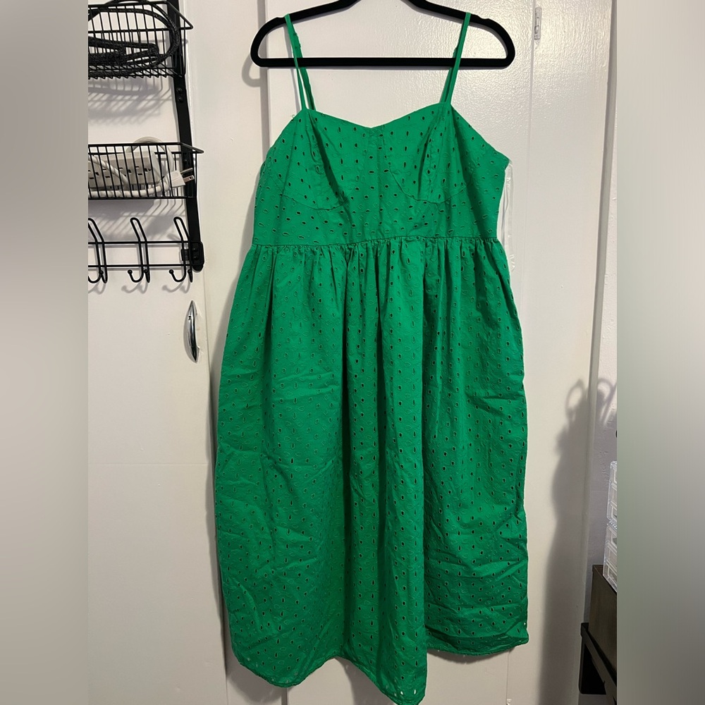 Green dress